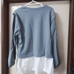 【新品未使用】重ね着風ロングカットソーの画像