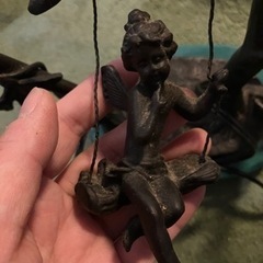 アンティーク　ランプ　アイアンの画像
