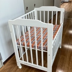 ベビーベッド　【町田市再生家具】　240074の画像
