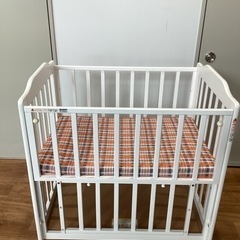 ベビーベッド　【町田市再生家具】　240074の画像