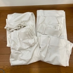 レースカーテン　2種類計4枚　
