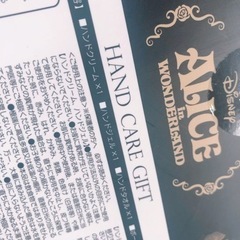 不思議の国のアリス ギフトセット ハンドクリーム ハンドジェル タオル ポーチ 皿 プレート ティーポット カップ コップの画像