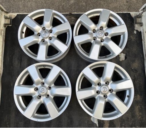 H407-2）T31エクストレイル純正17インチアルミ中古4本セット！6.5J-17+45