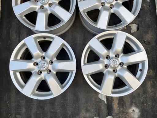 H407-2）T31エクストレイル純正17インチアルミ中古4本セット！6.5J-17+45