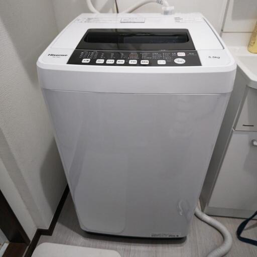 （取引予定者 決定）全自動洗濯機　5.5kg　家庭用　Hisense