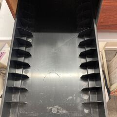 Audio Visual Rack AV-24　VHS ビデオテープ 24本　ケース テープ 収納 棚　A-576の画像