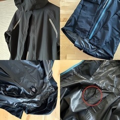 【少々難あり】WORKMAN ワークマン  レインジャケット レインウェア 雨具 ★Sサイズ★　 の画像