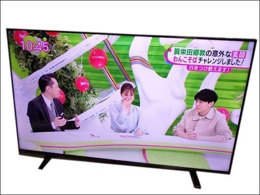 美品 TOSHIBA東芝◆REGZA/55C340X◆55型液晶テレビ 4Kチューナー内蔵 Netflix YouTube Hulu 21年製/ 2446