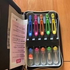 習字セット　絵の具セット　彫刻刀　デザインセットの画像