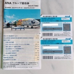 値下げ！ANA 株主優待券 グループ優待券付 