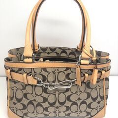 美品！　コーチ　coach シグネチャーハンドバッグ　F08K0...