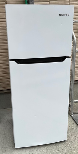 【RKGRE-332】特価！ハイセンス/Hisense/120L 2ドア冷凍冷蔵庫/HR-B12C/中古品/2019年製/当社より近隣無料配達！