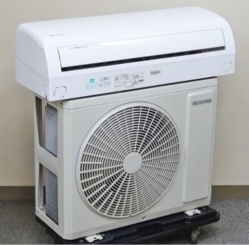 【取引完了】(4)アイリスオーヤマ 左右自動ルーバー搭載 ルームエアコン 2.2kW おもに6畳用 2021年製 取付販売