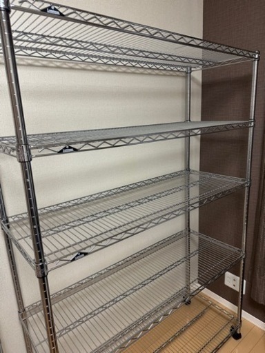 商談中　ルミナス製スチールラック120cm幅