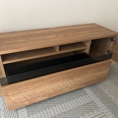 【美品】LOWYA  幅120cm テレビ台　シャビーナチュラル  の画像