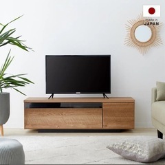 【美品】LOWYA  幅120cm テレビ台　シャビーナチュラル  の画像