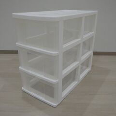 衣装ケース3段【小金井市民限定】※新規優先（小金井市再生家具）品...