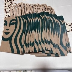 値下げしました。スタバの紙袋25枚の画像