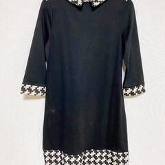 【春・秋】【M】ワンピース　授乳服　授乳口付きの画像