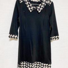 【春・秋】【M】ワンピース　授乳服　授乳口付きの画像