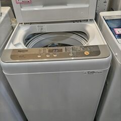 パナソニック　全自動洗濯機　2018年　6.0ｋｇ　ビッグウェーブウォュシュの画像