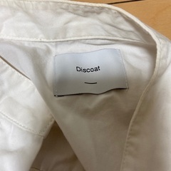 Discoat ベスト　ジャケット　白　サイズフリーの画像