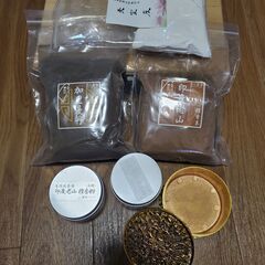 【断捨離】中国 香道 香炉、お香原料2つ、香炉灰の画像