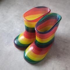 長靴13.0 レインボーの画像