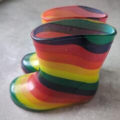 長靴13.0 レインボーの画像