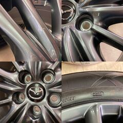 CX-5純正17インチ中古タイヤホイール4本セット！溝たっぷりの225/65R17付！CX-8にも！の画像