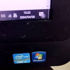 デル　一体型パソコン　コアi７の画像