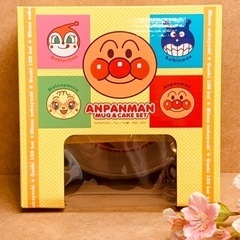 アンパンマン　マグ＆ケーキ皿セットの画像