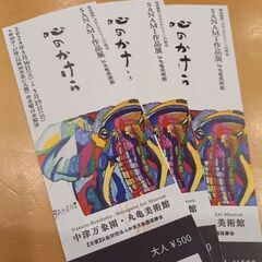 丸亀美術館場面かん黙の画家SANAMI作品展チケット×3の画像