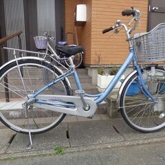 山形市　天童市　宮田　婦人用　24インチ3変速　 アルミフレーム...