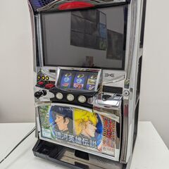 パチスロ実機 銀河英雄伝説 コイン不要機 100V 家庭用 ドア、設定キー各1 中古品