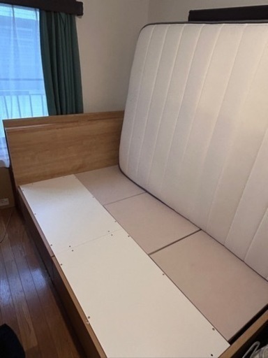 ダブルベッド　コイルスプリングマット　Nスリープ　※受け渡し予定有り