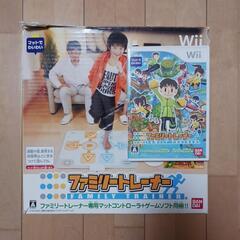 Wii ファミリートレーナー専用マットとソフト