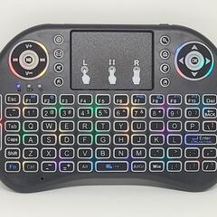 ミニキーボード Wi-Fi 2.4GHz タッチパッド 充電式 バックライト搭載の画像