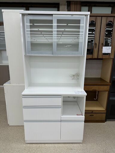 ★ジモティ割あり★ ニトリ レンジボード 白 H190.5×D50×W89.5 クリーニング済み TJ5215