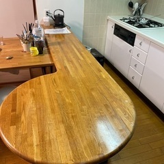室内ドア　クローゼット建具　キッチンカウンター　キッチン吊り戸棚の画像