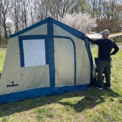 ロッジ型大型テント 4人用 