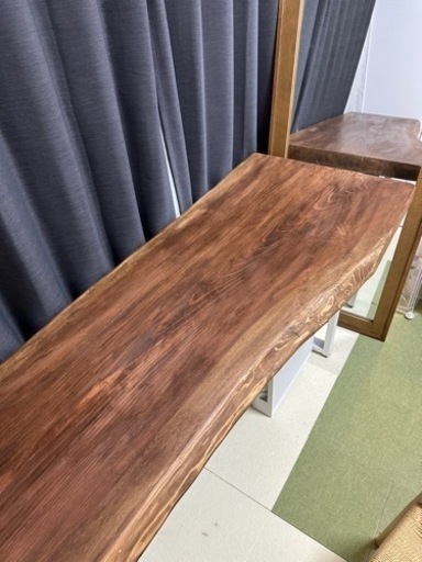 家具 オフィス用家具 机 1枚板