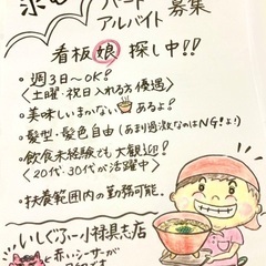 沖縄そば屋さんの看板娘になってみる！！の画像