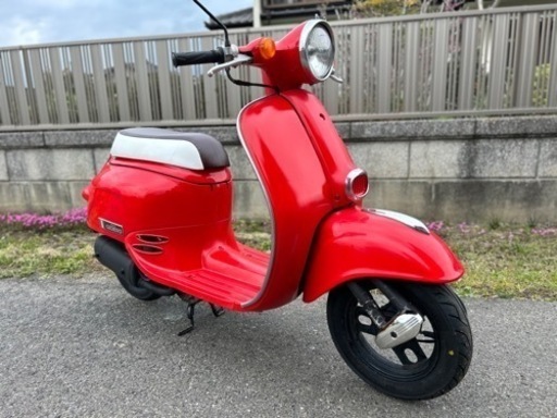 ジョルノ快速2ストモデル☆前後タイヤ・バッテリー・シート・プラグなど新品交換^_^イロイロ整備で快調！50cc原付スクーター☆