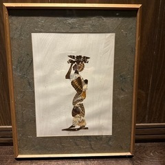 蝶々の羽で描く　額付き