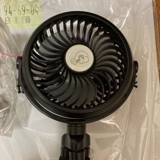 LEDランプ付きベビーカーなどキャンプ️など扇風機