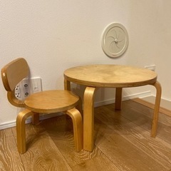 キッズテーブル   セット おままごとの画像
