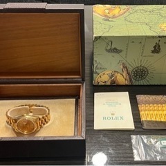 ロレックス　オイスターパーペチュアル　デイデイト　金無垢腕時計 ...