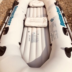 ゴムボート　湖　船釣り　INTEX ゴムボート SeaHawk Sport 400  大人3人乗 + 1子供　300Kg◇◆の画像
