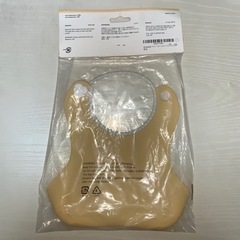 [KUMAMI] クマミ ベビースタイ よだれかけ パステルイエロー 防水 軽量の画像